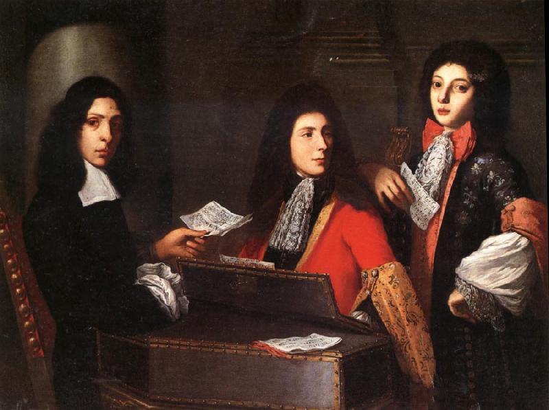 Anton Domenico Gabbiani Portrait of Musicians at the Medici Court Germany oil painting art